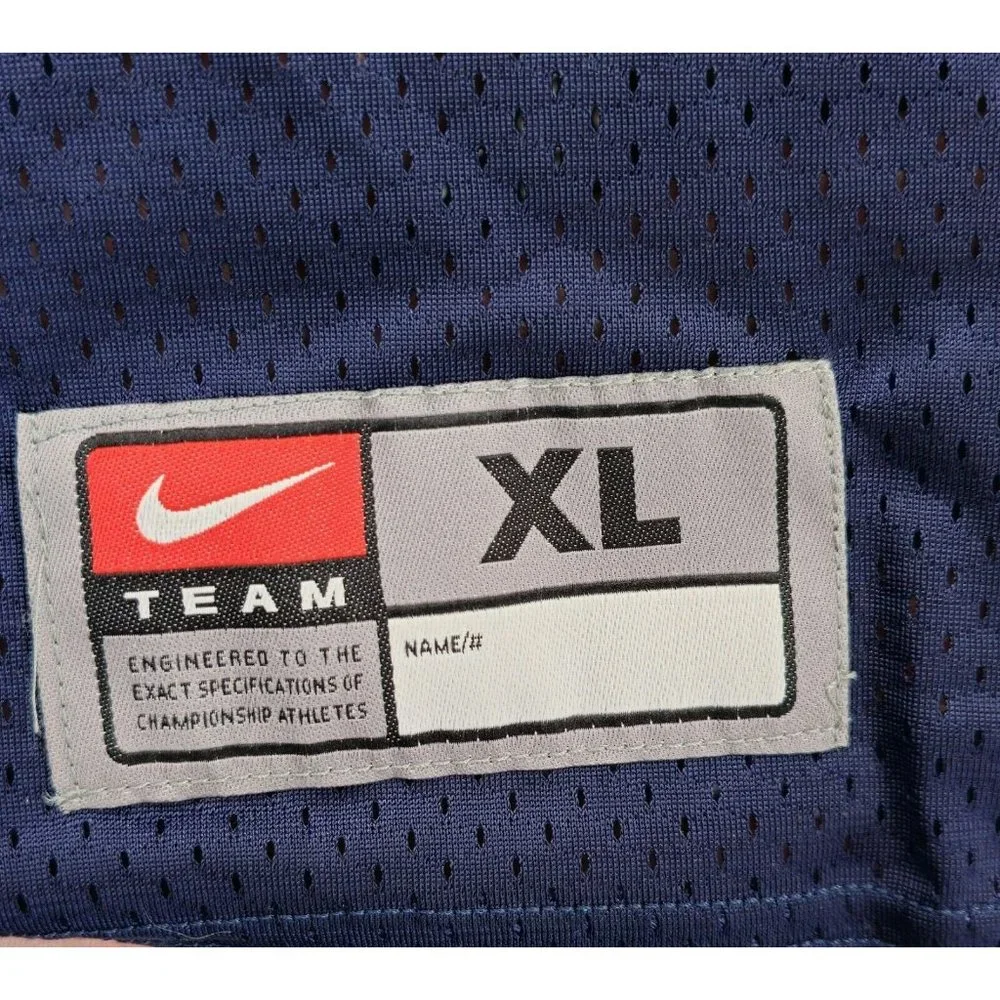 Nike Jersey VTG Navy Blue Practice Football Men's XL Authentic Official On Field